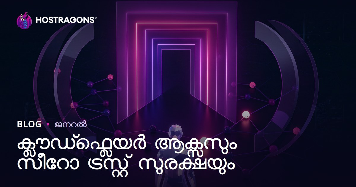 ക്ലൗഡ്ഫ്ലെയർ ആക്സസും സീറോ ട്രസ്റ്റ് സുരക്ഷയും