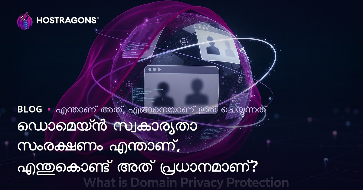 ഡൊമെയ്ൻ സ്വകാര്യതാ സംരക്ഷണം എന്താണ്, എന്തുകൊണ്ട് അത് പ്രധാനമാണ്?