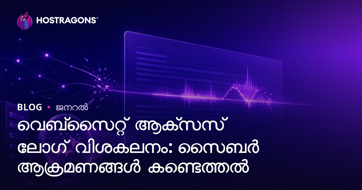 വെബ്‌സൈറ്റ് ആക്‌സസ് ലോഗ് വിശകലനം: സൈബർ ആക്രമണങ്ങൾ കണ്ടെത്തൽ