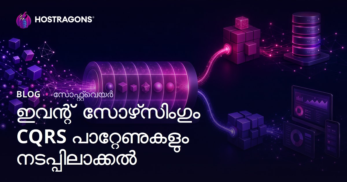 ഇവന്റ് സോഴ്‌സിംഗും CQRS പാറ്റേണുകളും നടപ്പിലാക്കൽ