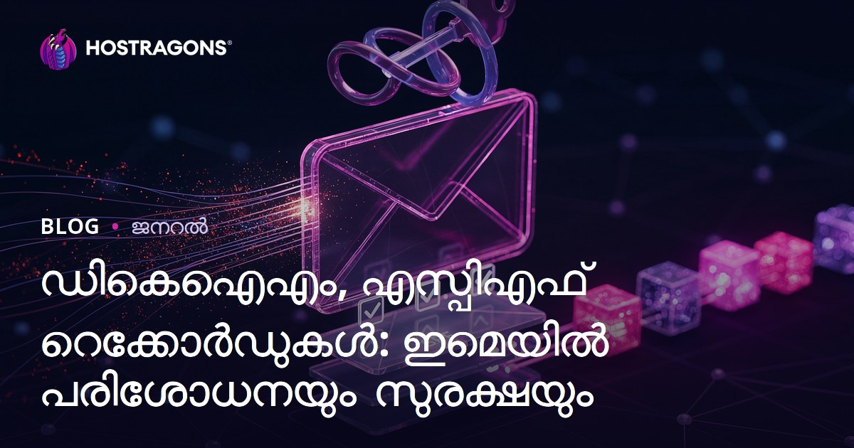 ഡികെഐഎം, എസ്പിഎഫ് റെക്കോർഡുകൾ: ഇമെയിൽ പരിശോധനയും സുരക്ഷയും