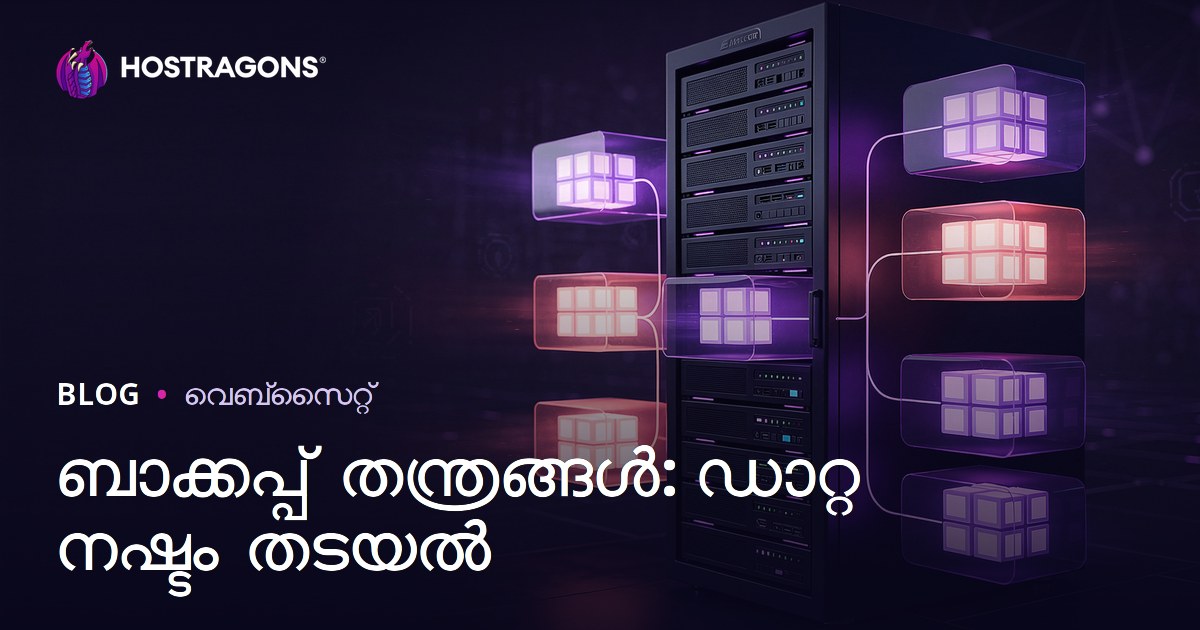ബാക്കപ്പ് തന്ത്രങ്ങൾ: ഡാറ്റ നഷ്ടം തടയൽ