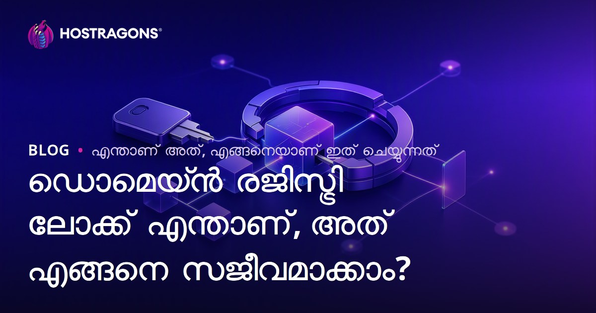 ഡൊമെയ്ൻ രജിസ്ട്രി ലോക്ക് എന്താണ്, അത് എങ്ങനെ സജീവമാക്കാം?
