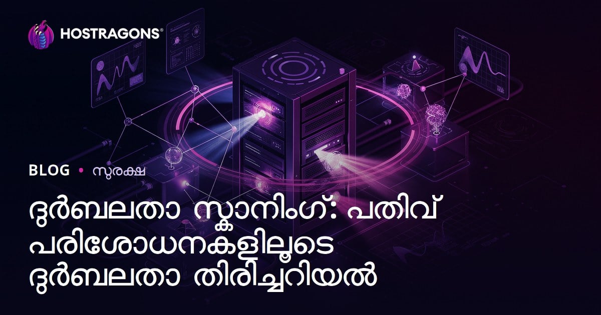 ദുർബലതാ സ്കാനിംഗ്: പതിവ് പരിശോധനകളിലൂടെ ദുർബലതാ തിരിച്ചറിയൽ