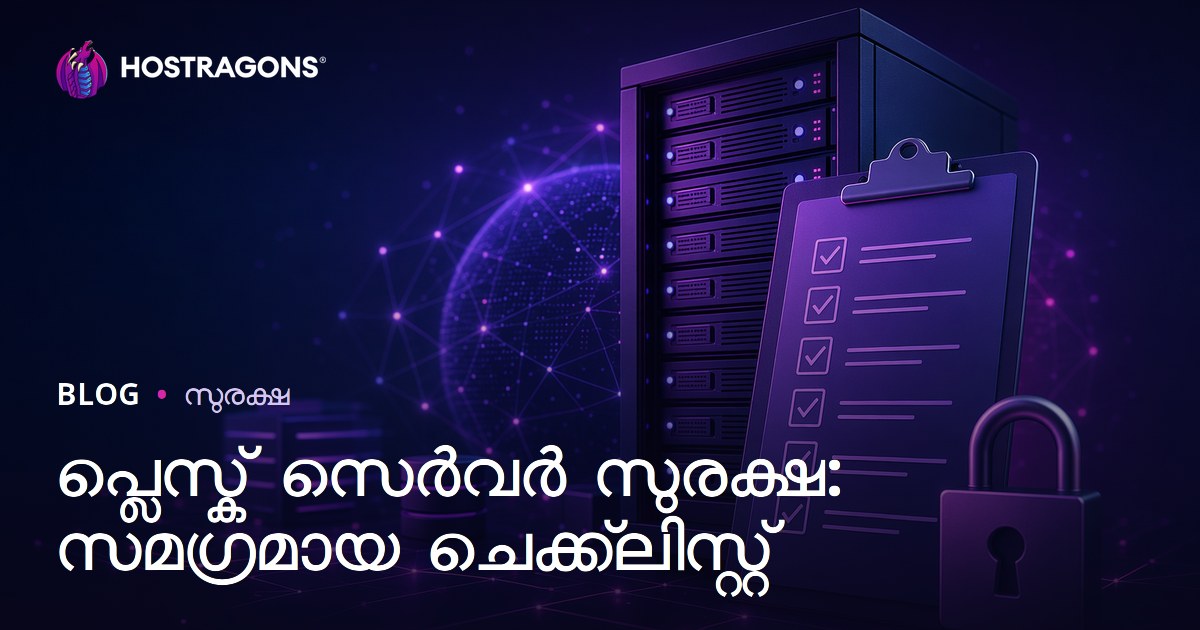 പ്ലെസ്ക് സെർവർ സുരക്ഷ: സമഗ്രമായ ചെക്ക്‌ലിസ്റ്റ്