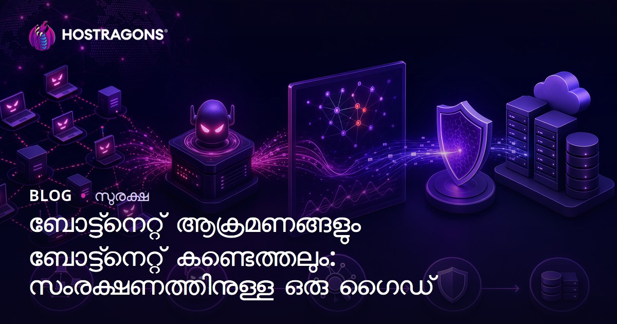 ബോട്ട്നെറ്റ് ആക്രമണങ്ങളും ബോട്ട്നെറ്റ് കണ്ടെത്തലും: സംരക്ഷണത്തിനുള്ള ഒരു ഗൈഡ്
