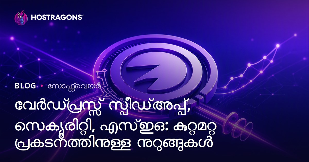 വേർഡ്പ്രസ്സ് സ്പീഡ്അപ്പ്, സെക്യൂരിറ്റി, എസ്ഇഒ: കുറ്റമറ്റ പ്രകടനത്തിനുള്ള നുറുങ്ങുകൾ