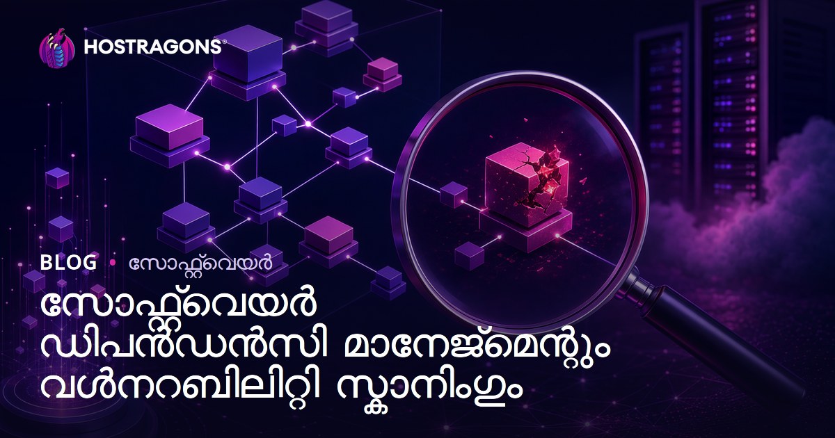 സോഫ്റ്റ്‌വെയർ ഡിപൻഡൻസി മാനേജ്‌മെന്റും വൾനറബിലിറ്റി സ്കാനിംഗും