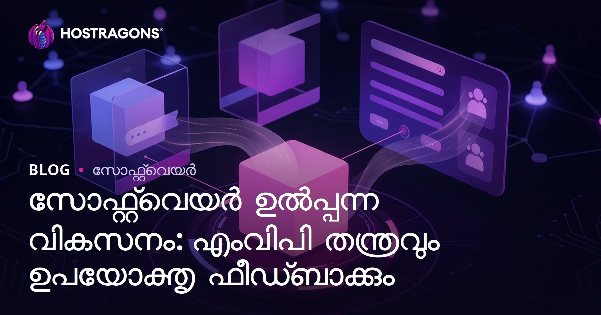 സോഫ്റ്റ്‌വെയർ ഉൽപ്പന്ന വികസനം: എംവിപി തന്ത്രവും ഉപയോക്തൃ ഫീഡ്‌ബാക്കും