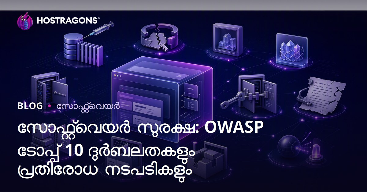 സോഫ്റ്റ്‌വെയർ സുരക്ഷ: OWASP ടോപ്പ് 10 ദുർബലതകളും പ്രതിരോധ നടപടികളും