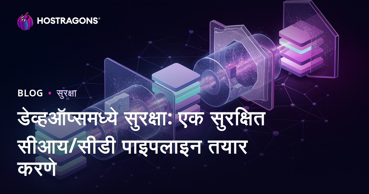 डेव्हऑप्समध्ये सुरक्षा: एक सुरक्षित सीआय/सीडी पाइपलाइन तयार करणे
