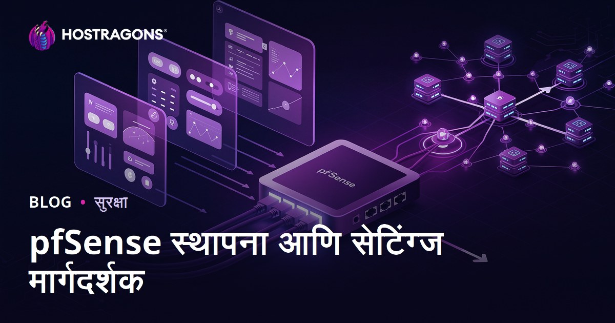 pfSense स्थापना आणि सेटिंग्ज मार्गदर्शक