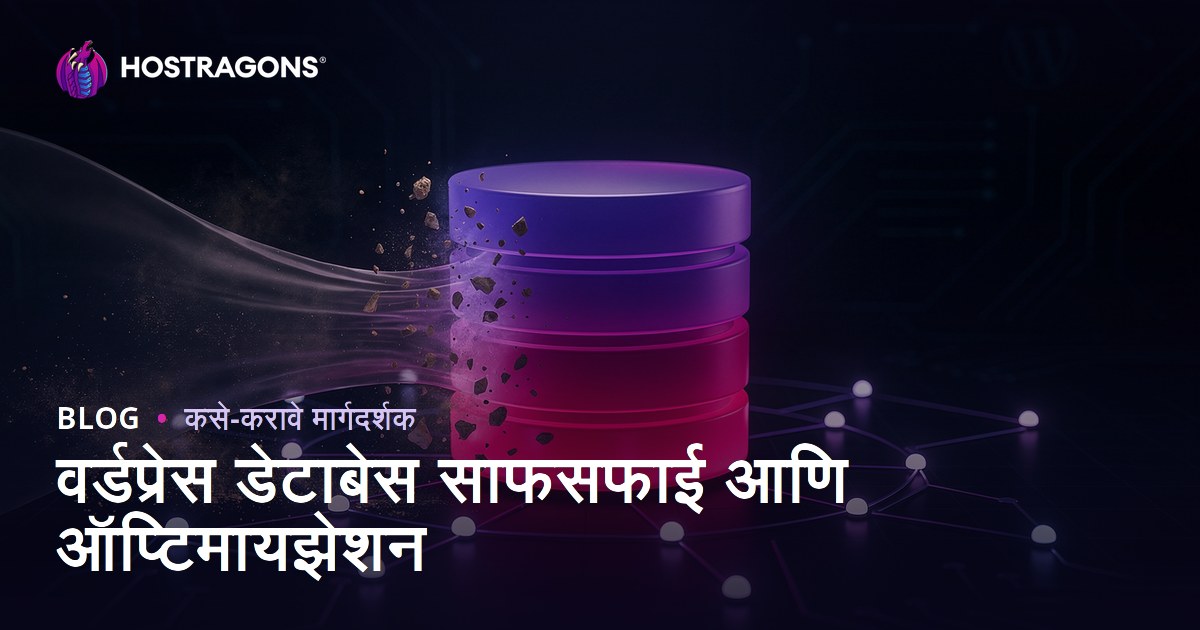 WordPress डेटाबेस साफसफाई आणि ऑप्टिमायझेशन कसे करावे?