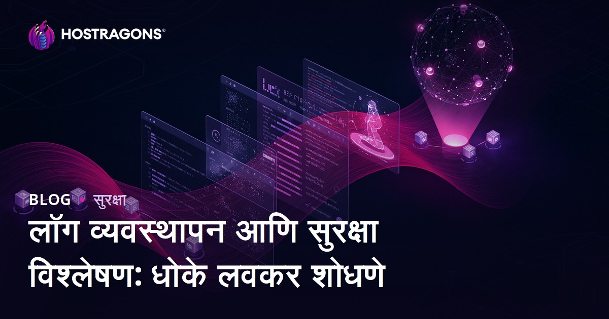 लॉग व्यवस्थापन आणि सुरक्षा विश्लेषण: धोके लवकर शोधणे