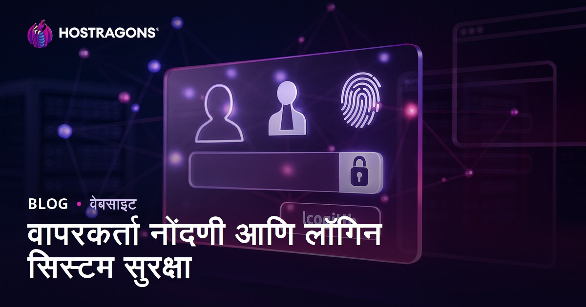 वापरकर्ता नोंदणी आणि लॉगिन सिस्टम सुरक्षा