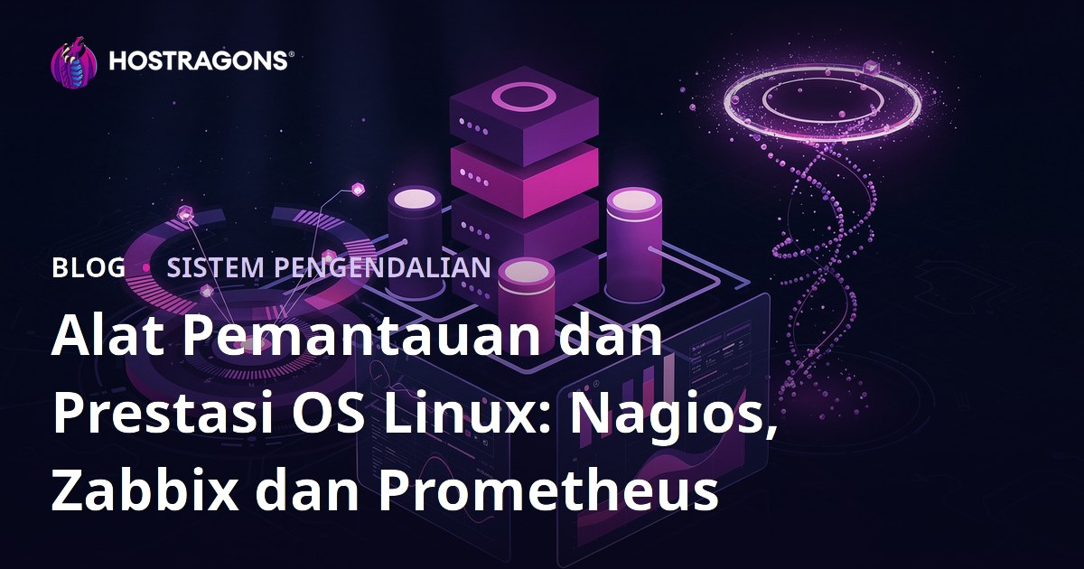 Alat Pemantauan dan Prestasi OS Linux: Nagios, Zabbix dan Prometheus