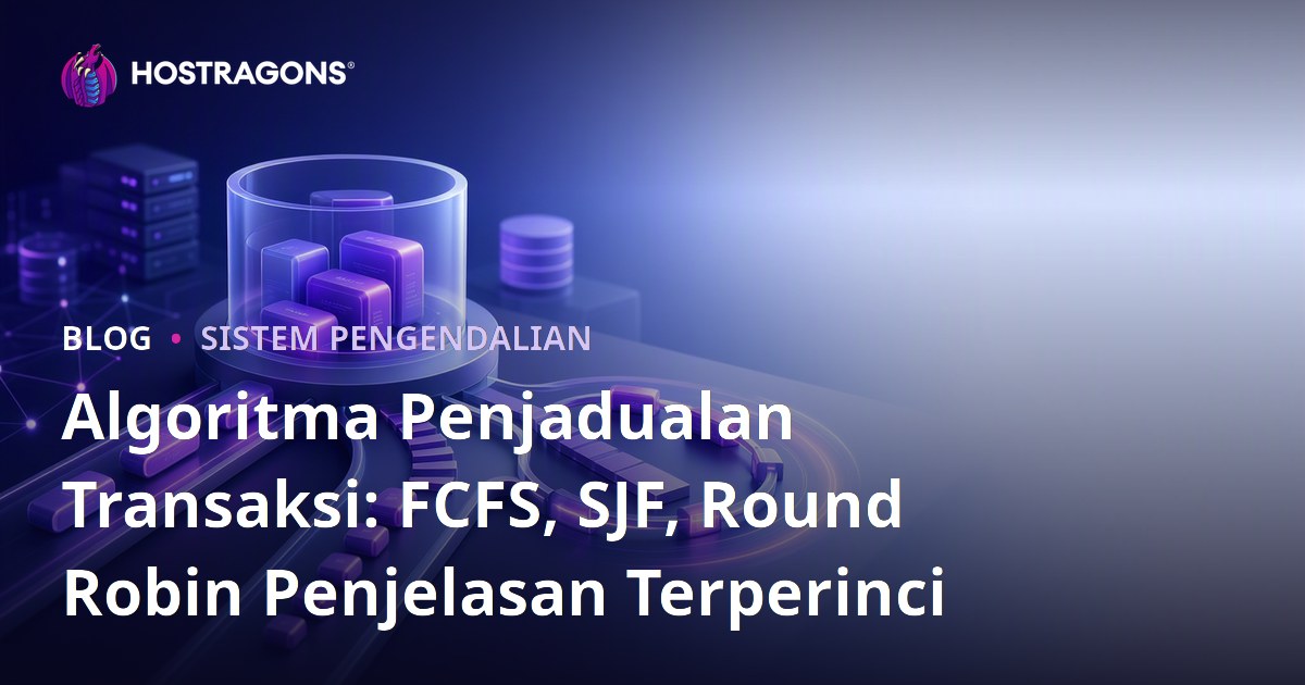 Algoritma Penjadualan Transaksi: FCFS, SJF, Round Robin Penjelasan Terperinci