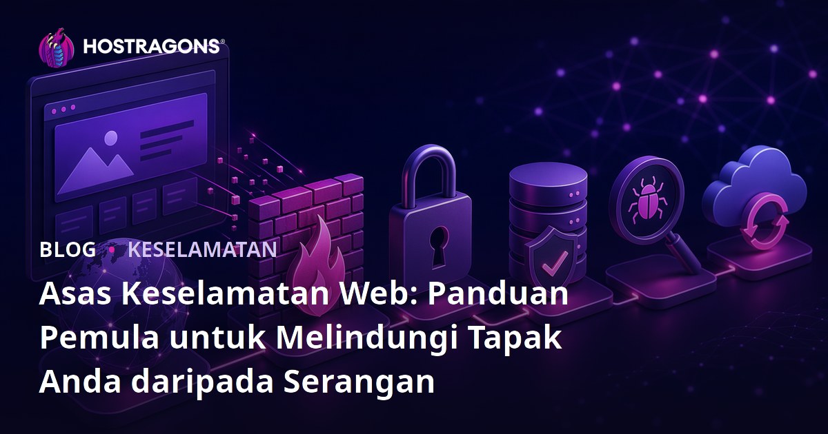 Asas Keselamatan Web: Panduan Pemula untuk Melindungi Tapak Anda daripada Serangan