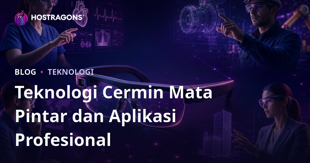 Teknologi Cermin Mata Pintar dan Aplikasi Profesional