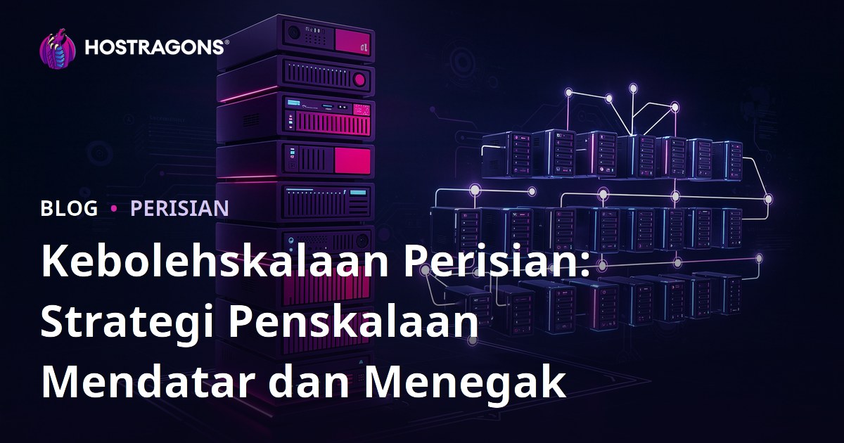 Kebolehskalaan Perisian: Strategi Penskalaan Mendatar dan Menegak