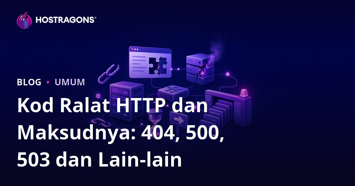 Kod Ralat HTTP dan Maksudnya: 404, 500, 503 dan Lain-lain