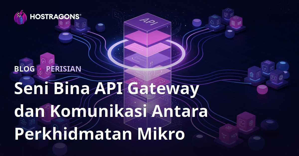 Seni Bina API Gateway dan Komunikasi Antara Perkhidmatan Mikro