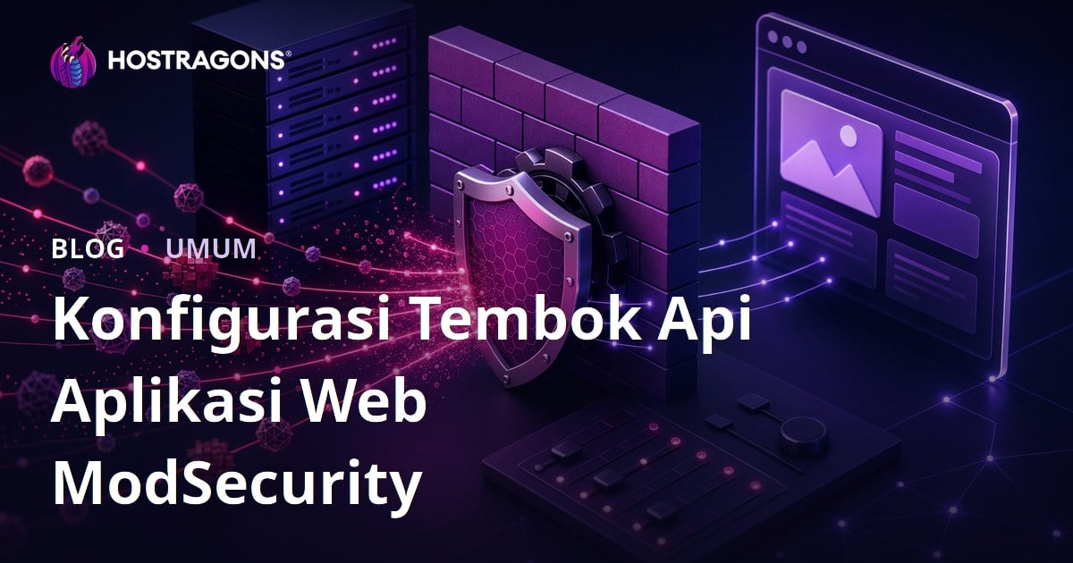 Konfigurasi Tembok Api Aplikasi Web ModSecurity