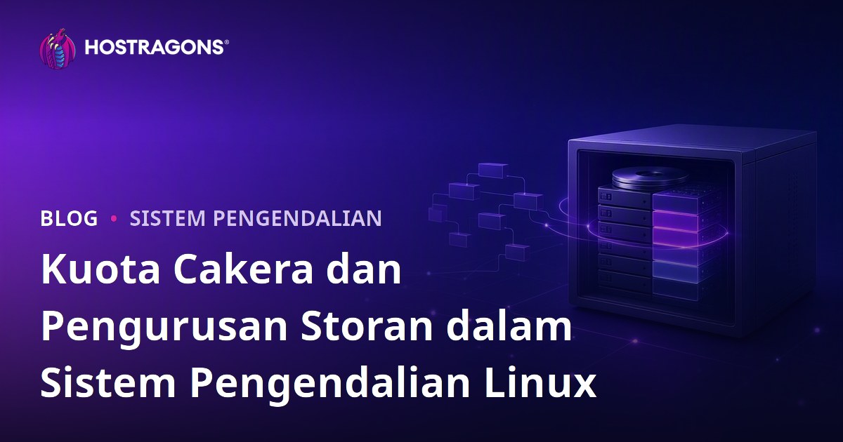 Kuota Cakera dan Pengurusan Storan dalam Sistem Pengendalian Linux