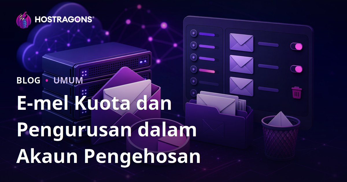 E-mel Kuota dan Pengurusan dalam Akaun Pengehosan