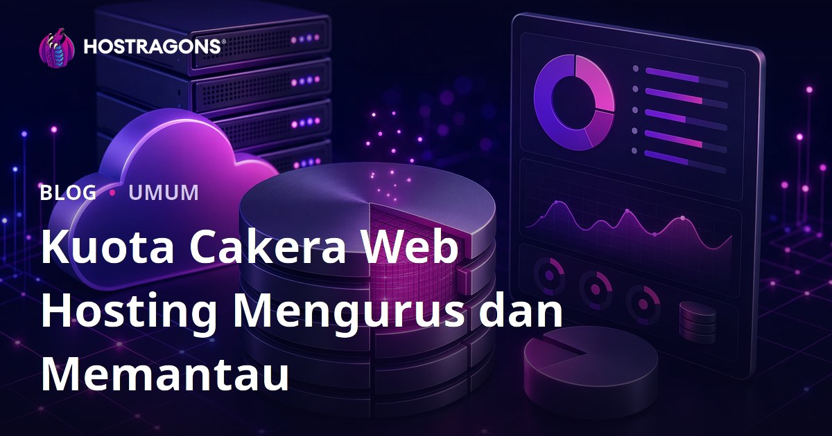 Kuota Cakera Web Hosting Mengurus dan Memantau