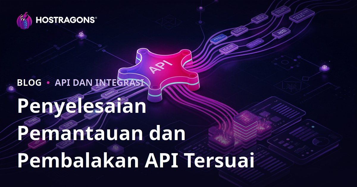 Penyelesaian Pemantauan dan Pembalakan API Tersuai