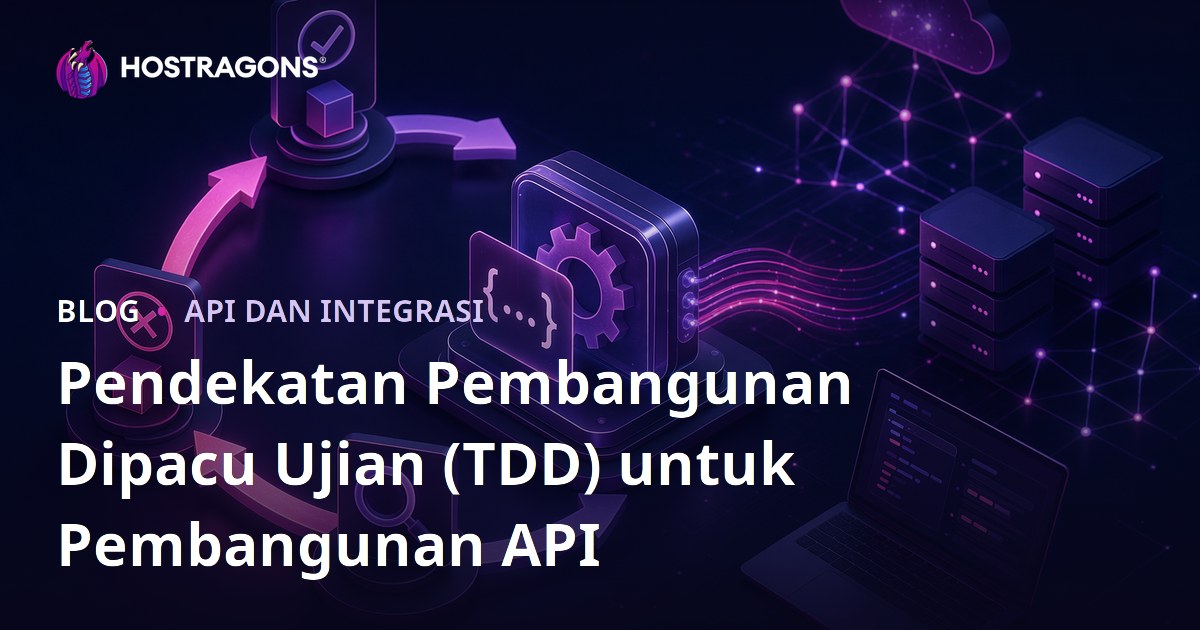 Pendekatan Pembangunan Dipacu Ujian (TDD) untuk Pembangunan API