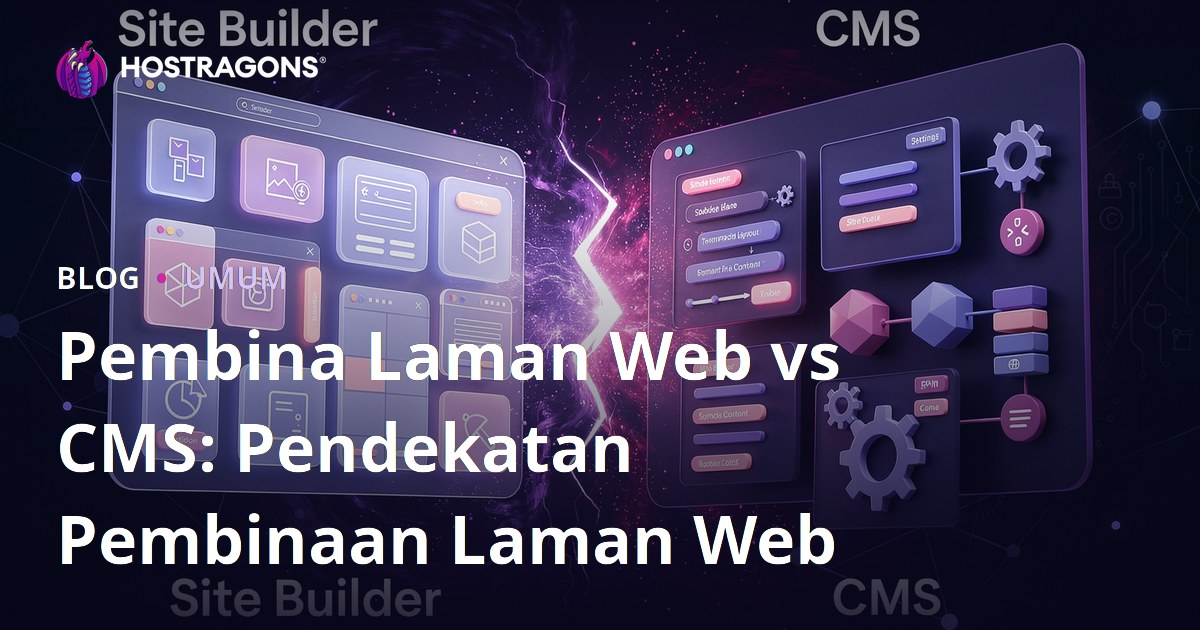 Pembina Laman Web vs CMS: Pendekatan Pembinaan Laman Web