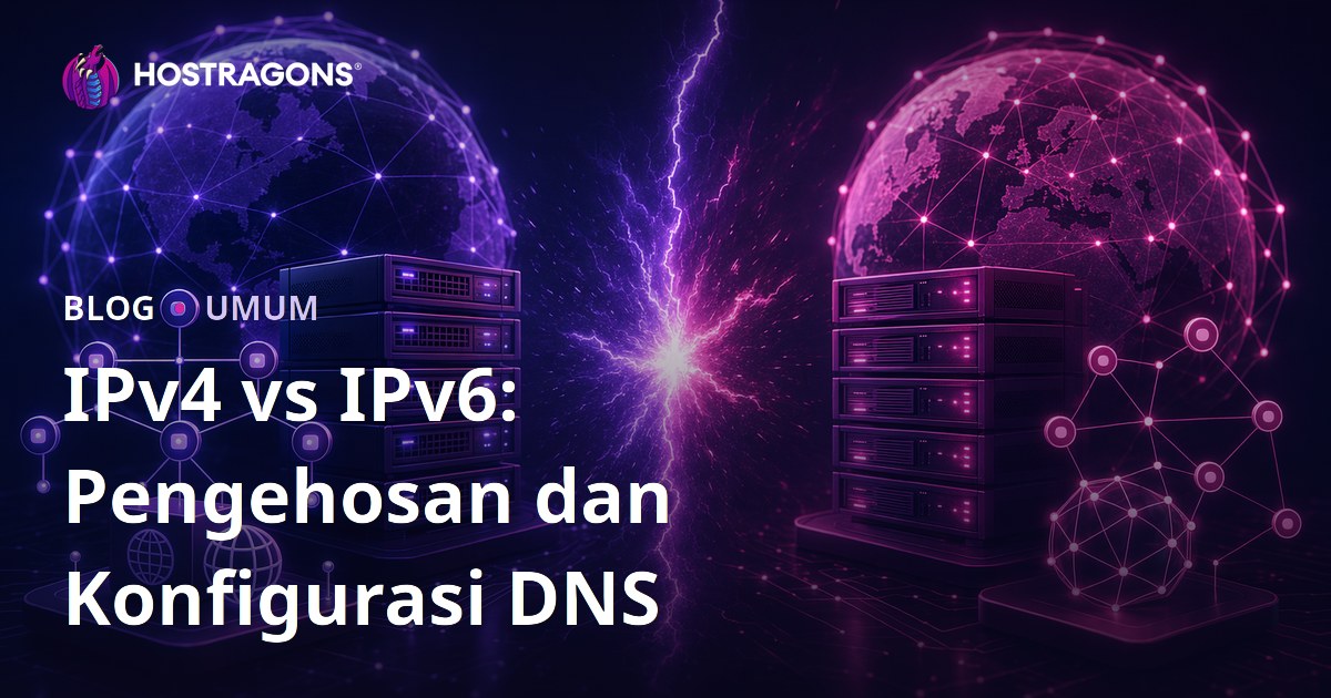 IPv4 vs IPv6: Pengehosan dan Konfigurasi DNS