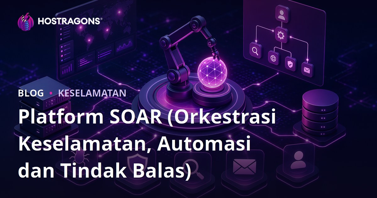 Platform SOAR (Orkestrasi Keselamatan, Automasi dan Tindak Balas)