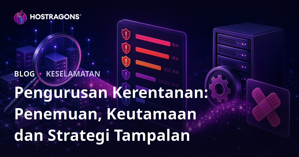 Pengurusan Kerentanan: Penemuan, Keutamaan dan Strategi Tampalan