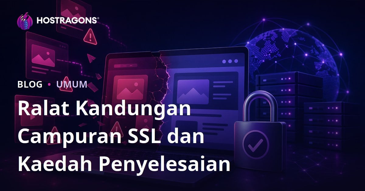Ralat Kandungan Campuran SSL dan Kaedah Penyelesaian