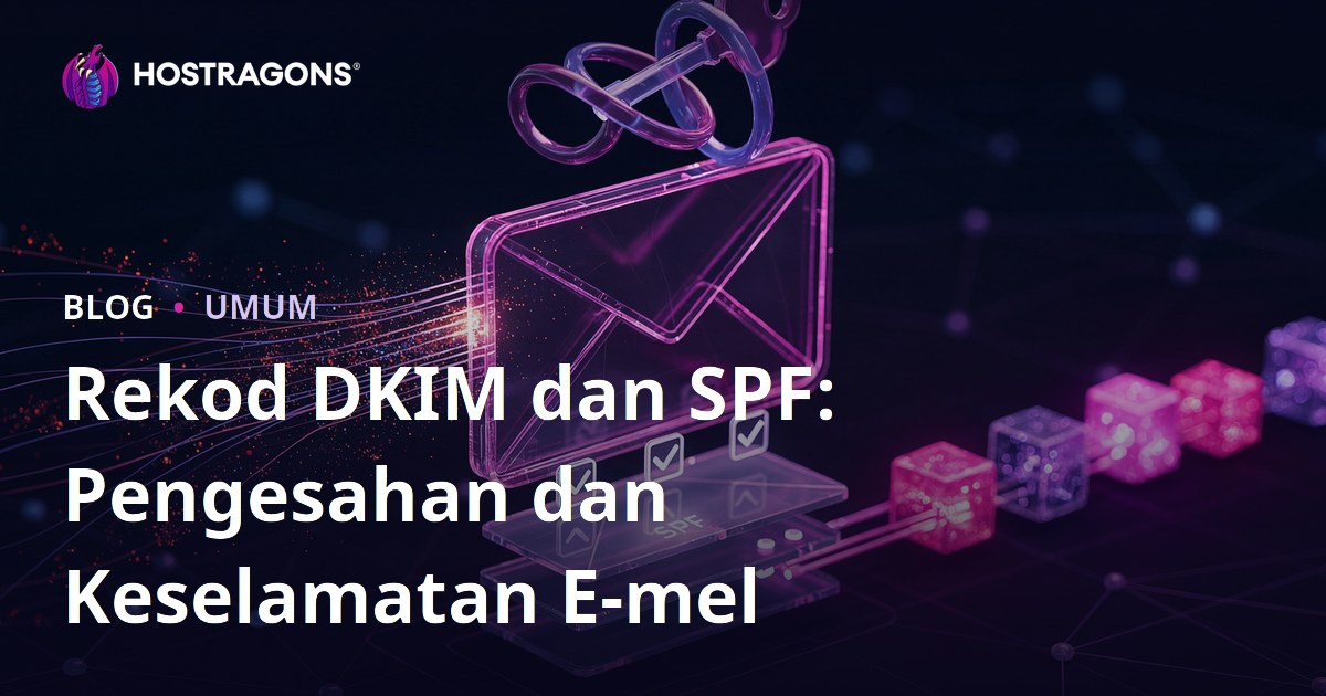 Rekod DKIM dan SPF: Pengesahan dan Keselamatan E-mel
