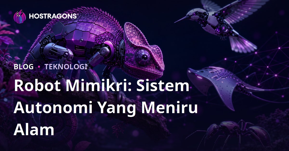 Robot Mimikri: Sistem Autonomi Yang Meniru Alam