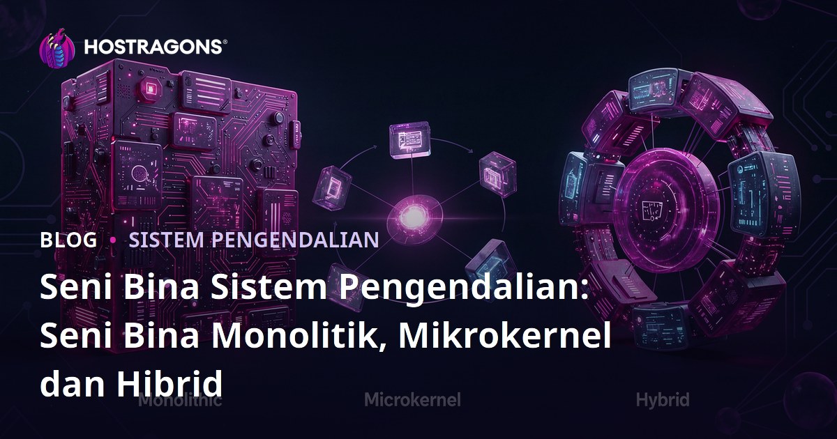 Seni Bina Sistem Pengendalian: Seni Bina Monolitik, Mikrokernel dan Hibrid