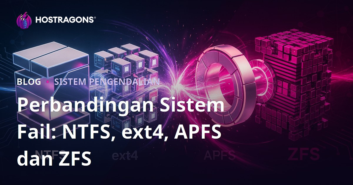 Perbandingan Sistem Fail: NTFS, ext4, APFS dan ZFS