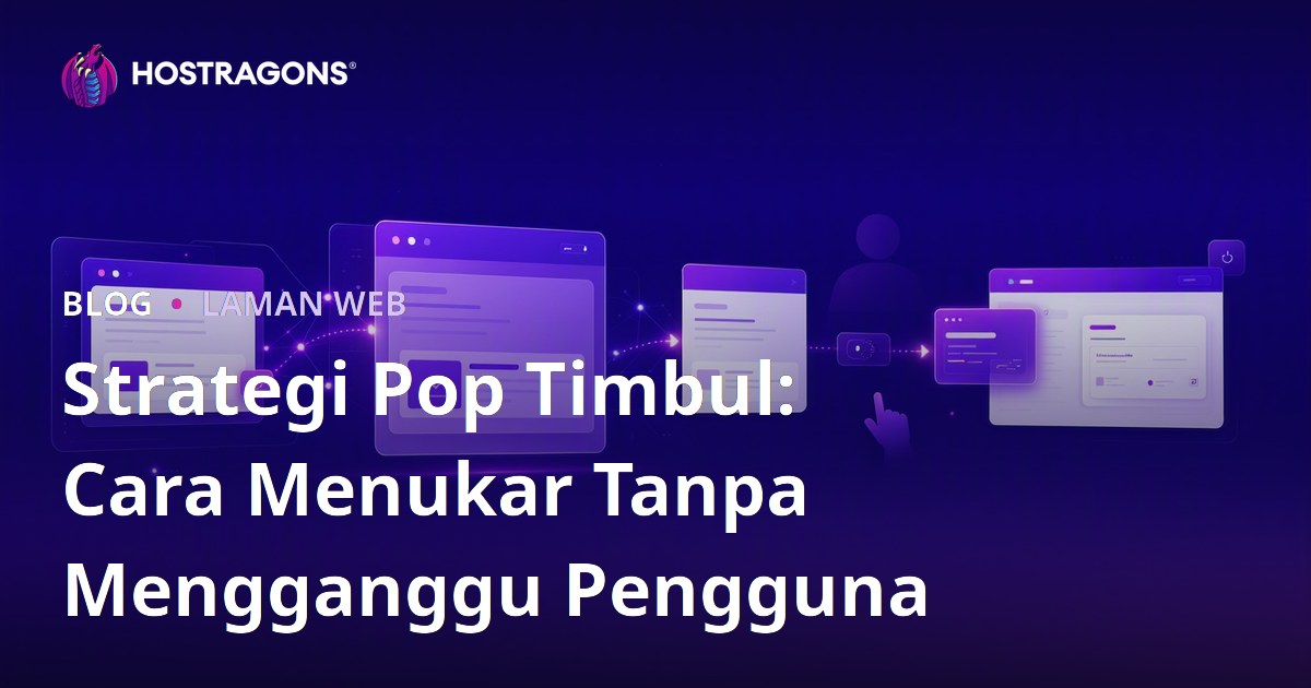 Strategi Pop Timbul: Cara Menukar Tanpa Mengganggu Pengguna
