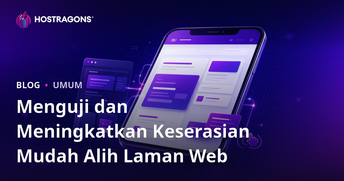 Menguji dan Meningkatkan Keserasian Mudah Alih Laman Web