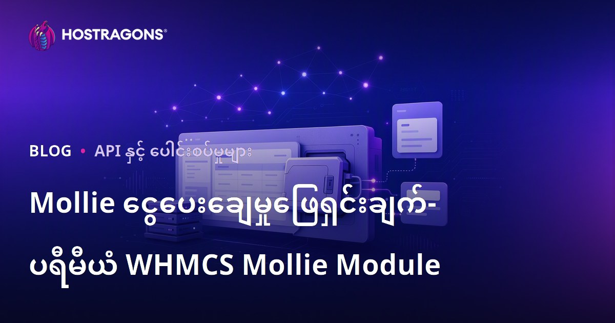 Mollie ငွေပေးချေမှုဖြေရှင်းချက်- ပရီမီယံ WHMCS Mollie Module