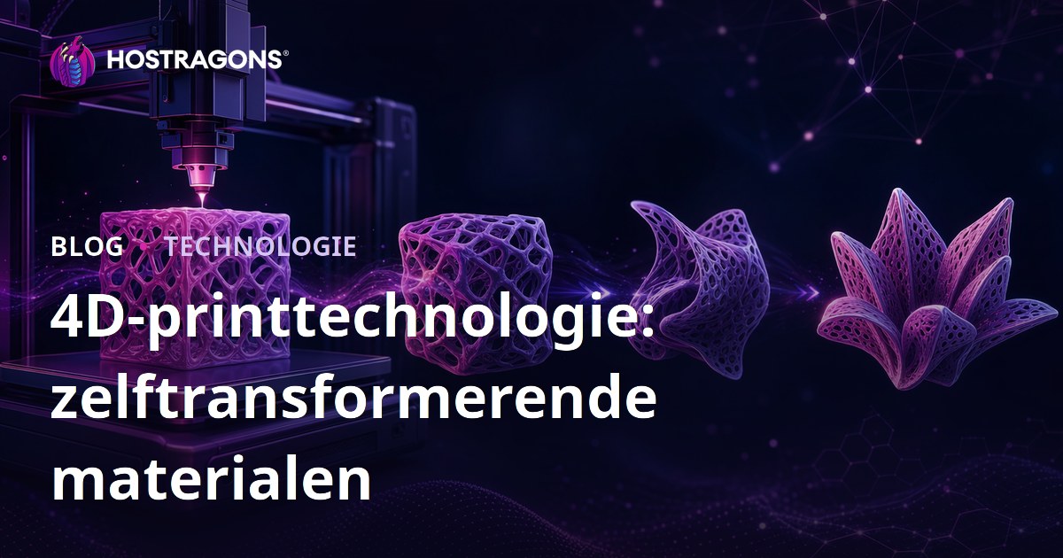 4D-printtechnologie: zelftransformerende materialen