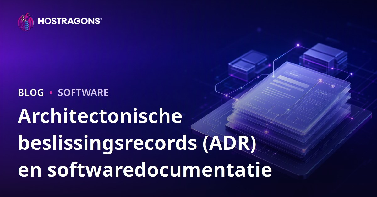 Architectonische beslissingsrecords (ADR) en softwaredocumentatie