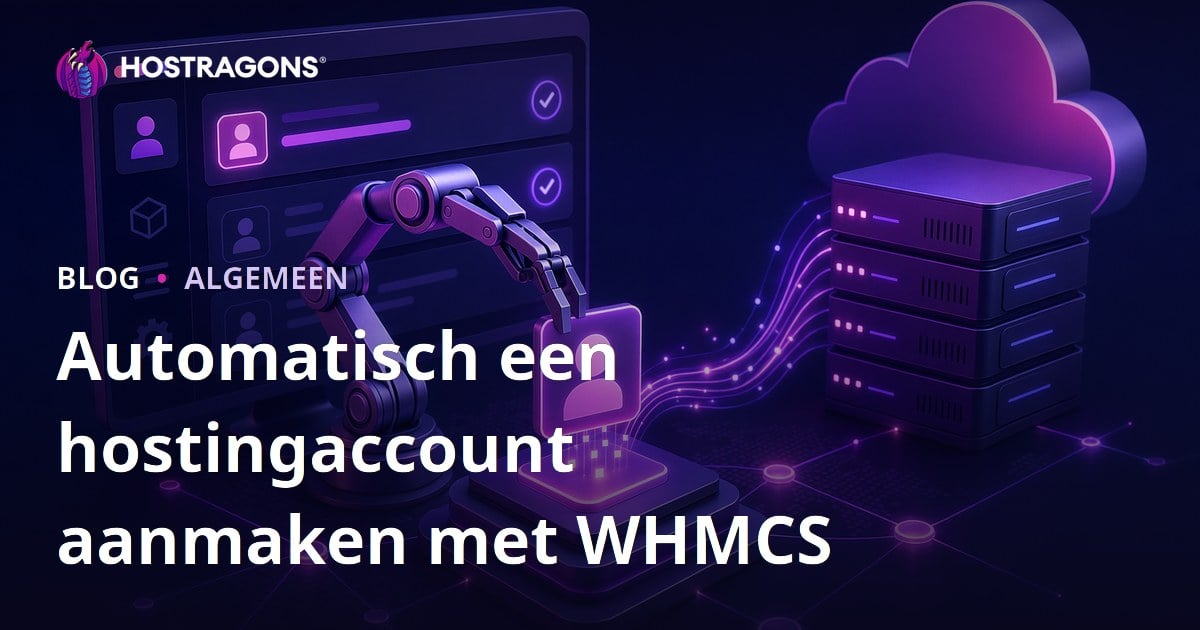 Automatisch een hostingaccount aanmaken met WHMCS