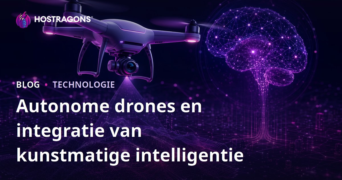 Autonome drones en integratie van kunstmatige intelligentie