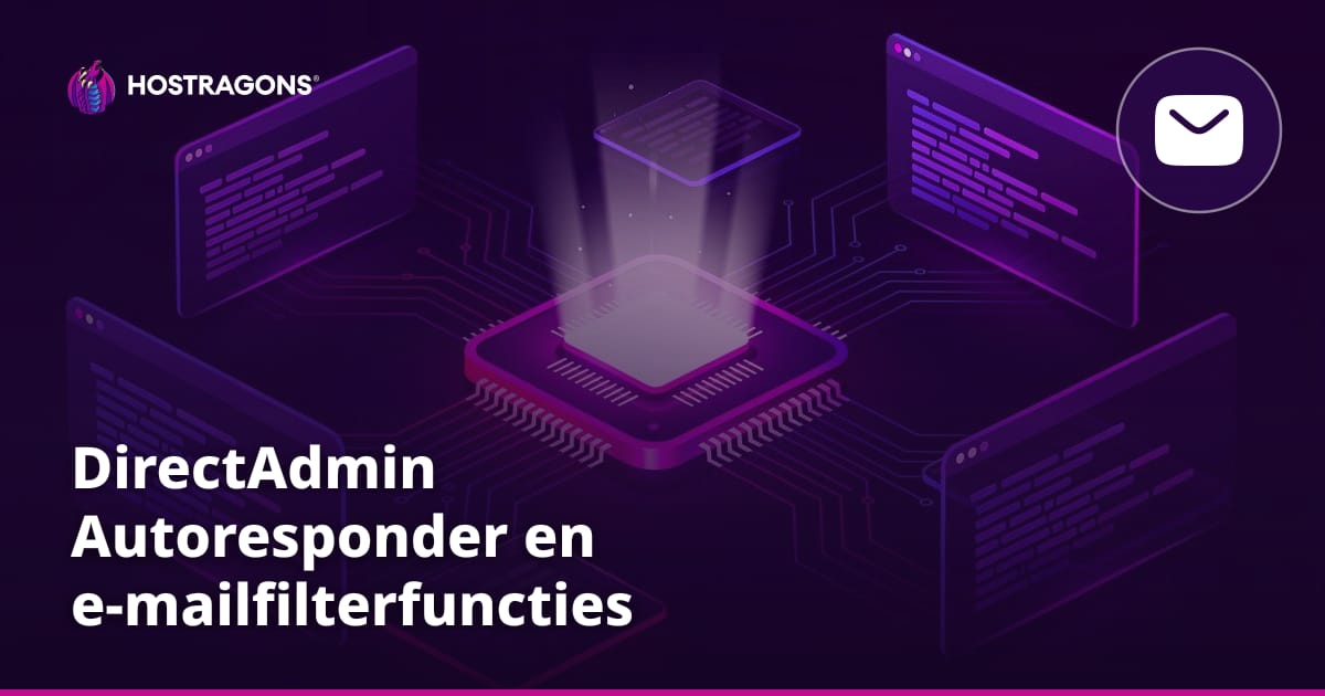 DirectAdmin Autoresponder en e-mailfilterfuncties