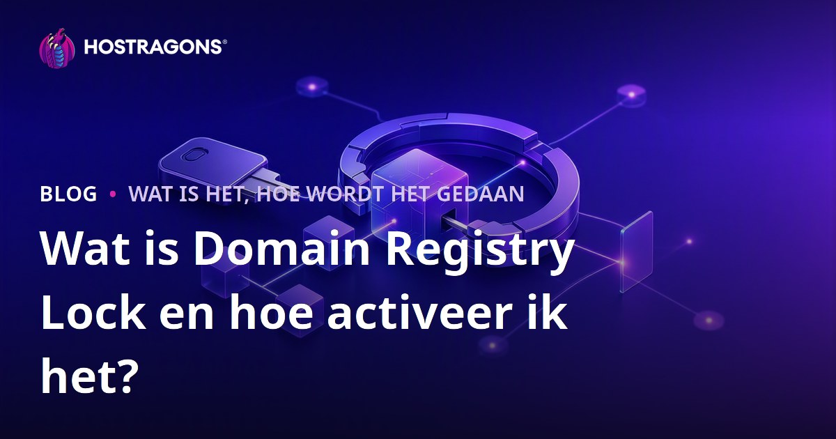 Wat is Domain Registry Lock en hoe activeer ik het?